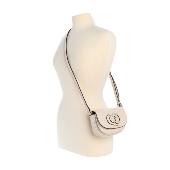 GUESS Calebra convertible mini shoulder crossbody bag - Off White - Picture 8 of 11